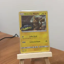 Pokemon TCG Detective Pikachu Holo SM190 2019 - Image 2