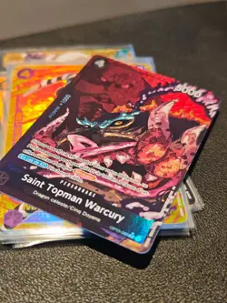 One Piece Card Game St Topman Warcury OP13-089 V2 FR Alt Art Foil Near Mint - Image 4