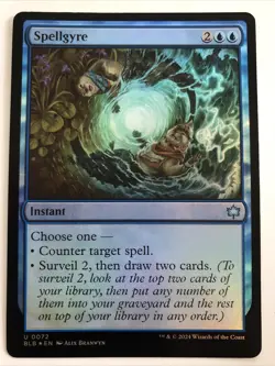 MTG Bloomburrow Spellgyre Foil 0072 NM - Image 1