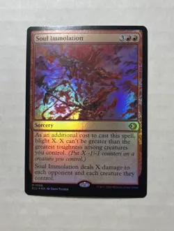 Soul Immolation Foil X1 - NM/M- Lorwyn Eclipsed MTG Magic The Gathering English - Image 1