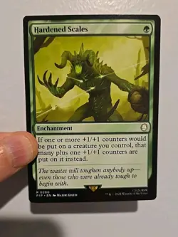 1x NM Hardened Scales MTG Rare Magic: The Gathering Fallout Commander EDH - Image 1