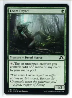 LOAM DRYAD Shadows Over Innistrad #216 SOI(NM)(MTG) - Image 1