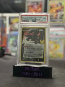 Pokemon Celebrations Umbreon Gold Star Classic Collection Series 17 PSA 9 - Image 1