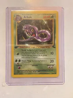 Arbok - 1st Edition - Fossil Base Set - Pokemon Trading Card Game - Image 1