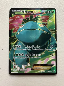 Pokemon XY Base Set Venusaur EX 141/146 MP - Image 1