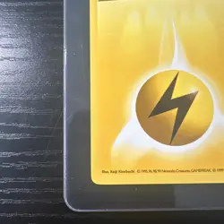 Lightning Energy 1st Edition Base Set 100/102 WOTC Vintage Pokemon - Image 2