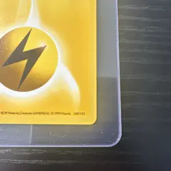Lightning Energy 1st Edition Base Set 100/102 WOTC Vintage Pokemon - Image 5