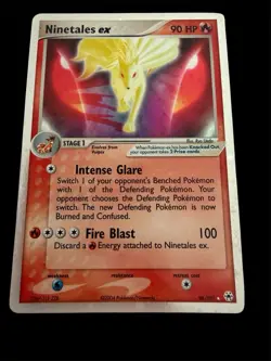 Ninetales ex - Vintage Pokemon TCG Card EX Hidden Legends 96/101 Holo Rare NM - Image 1