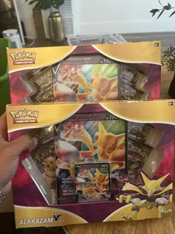 Pokemon Alakazam V Promo Booster Box Lot of 2 English Pokemon TCG - Image 1