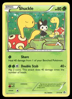 Pokemon Shuckle Legendary Treasures #3/113 - Image 1