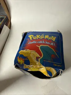 Pokemon 1999 Burger King 23k Gold Plated Card - Charizard Blue Box SEALED - Image 1