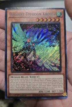 Yu-Gi-Oh!! TCG -Radiant Typhoon Krosea 1st edition NM/M DOOD! - Image 2