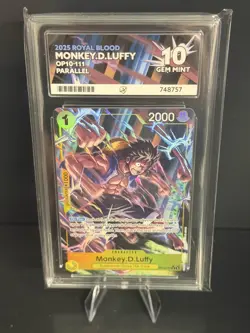 One Piece Card Game Monkey D Luffy OP10-111 English ACE 10 PERFECT SUBS - Image 1