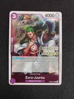 Zoro-Juurou (Judge Pack Vol. 3) OP05-067 One Piece Promotion Cards Foil - Image 1