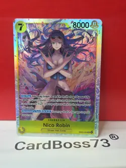2026 One Piece TCG Nico Robin ENGLISH EB03-055 HEROINES SR - Image 1
