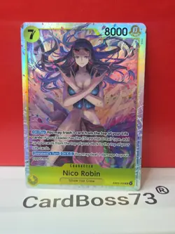 2026 One Piece TCG Nico Robin ENGLISH EB03-055 HEROINES SR - Image 2