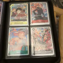 One Piece Vault x Binder All Super Rares 160+ Cards Mint Cards See Description - Image 3