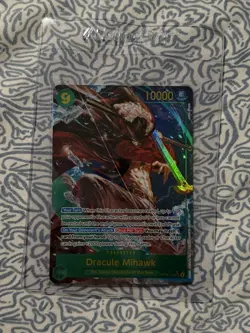 One Piece Dracule Mihawk SEC Alt Art OP14-119 The Azure Sea's Seven English - Image 1