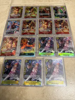 One Piece TCG Lot Of 15 RARE - Image 1