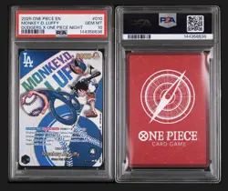 PSA 10 2025 One Piece Monkey D. Luffy Dodgers X One Piece Night EB02-010 - Image 4