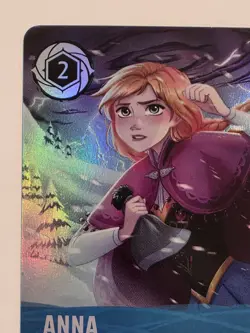 Disney Lorcana Anna - Braving the Storm (Epic) 218/204 Fabled Holo - Image 2