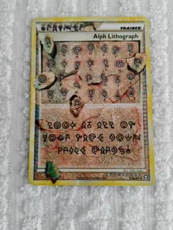 Alph Lithograph Trainer FOUR Pokemon Card 2010 - Image 1