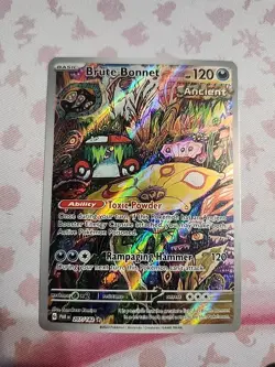 Brute Bonnet 207/182 S&V Paradox Rift Illustration Rare Card Pokemon TCG NM - Image 1