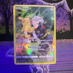 Pokemon Pikachu TG05/TG30 Lost Origin Trainer Gallery Ultra Rare Holo Basic Card - Image 1
