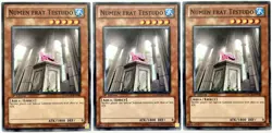 3 x ORCS-EN038 Numen erat Testudo - Common 1st Edition Near Mint YuGiOh Cards - Image 1