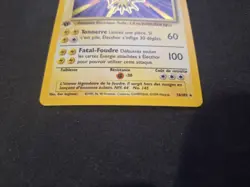 Zapdos 16/102 French Base Set Holo Pokemon Card Rare Sunbleached 1st Edition - Image 4
