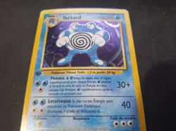 Poliwrath 13/102 French Base Set Holo Pokemon Card Rare Sunbleached 1st Edition - Image 3