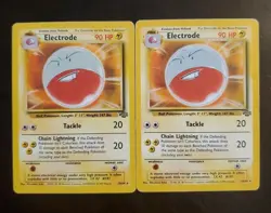 Pokemon Electrode 18/64 Jungle Unlimited Regular 2 Card Lot - Image 1