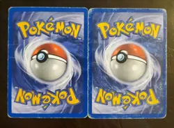 Pokemon Clefable 17/64 Jungle Unlimited Regular Rare 2 Card Lot - Image 2