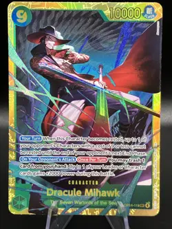 Dracule Mihawk OP14-119 - SEC The Azure Sea's Seven ONE PIECE Card Game English - Image 1