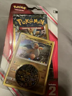 Pokemon 2019 - Sun And Moon Blister - (2) 3 Card Mini Booster Pack Coin - Image 1