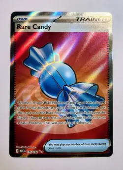 Rare Candy 175/132 Ultra Rare ME01 Mega Evolution Pokemon TCG Card HOLO FULL ART - Image 1