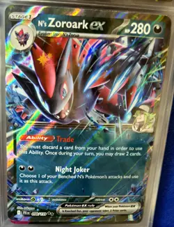 N’s Zoroark ex Pokemon Card 098/159 SV Journey Together English NM - Image 1