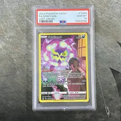 2022 Pokemon SWSH Spiritomb Lost Origin PSA Graded Gem Mint 10 TG09/TG30 - Image 1
