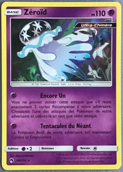 CARTE POKEMON Zeroid Tonnerre Perdu 106/214 Holo Excellent etat, jamais jouee - Image 1
