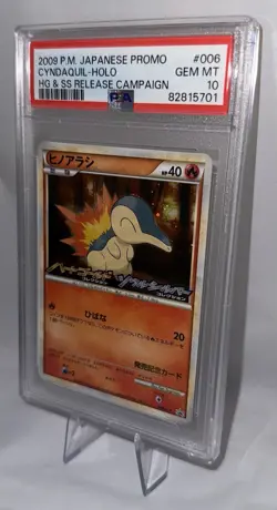2009 Pokemon Japanese Promo #006 Cyndaquil Holo – PSA 10 GEM MINT - Image 3