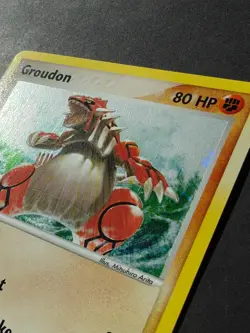 Pokemon Groudon 102/101 Hidden Legends Holo Lightly Played to NM Ungraded - Image 3