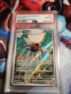 Pokemon TCG Ninjask 137/132 Illustration Rare Mega Evolution Psa10 - Image 1