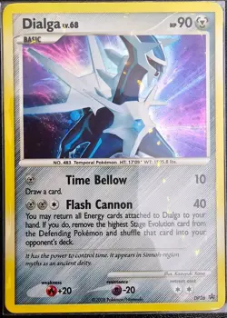 Pokemon TCG Dialga LV 68 Holo Rare Black Star Promo DP26 Super Rare 2008 NM - Image 1