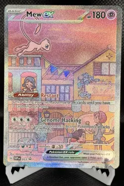 Mew ex SVP 053 Pokemon TCG Scarlet Violet 151 Black Star Promo Full Art - Image 1