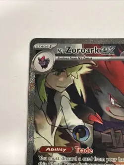 N's Zoroark ex 185/159 Sv09: Journey Together Holo Pokemon TCG NM - Image 2