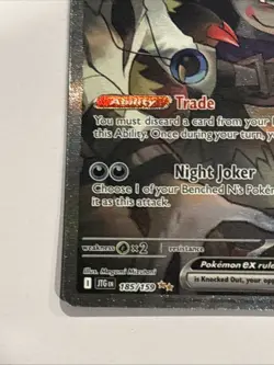 N's Zoroark ex 185/159 Sv09: Journey Together Holo Pokemon TCG NM - Image 5