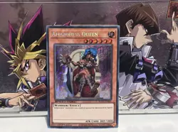 Yu-Gi-Oh! TCG Amazoness Queen SGX3-END01 1st Edition Secret Rare Light Play - Image 1