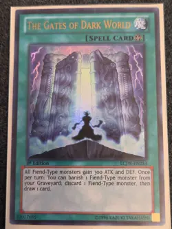 Yugioh The Gates of Dark World LCJW-EN253 Ultra Rare 1st Ed VLP - Image 1