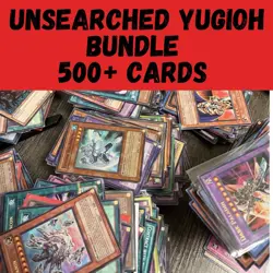 500 Unsearched Yugioh Card Bundle - Holos/Rares Holos - Mystery Yugioh Bulk Buy - Image 1