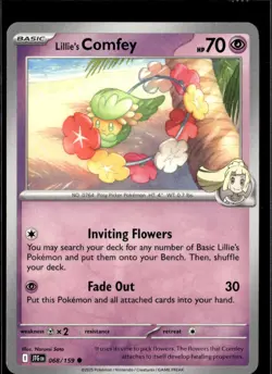 Pokemon Lillie’s Comfey 068/159 Journey Together Non Holo Common 5 Card Lot - Image 1